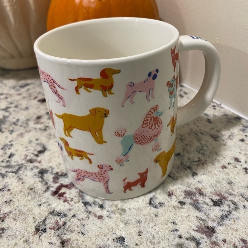PARKER LANE DOG PERSON MULTICOLORED STONEWARE MUG
